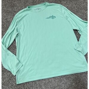 Reel Life Fishing Shirt Long‎ Sleeve Performance Tee SPF XL